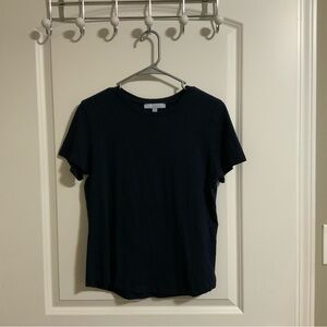 Antonio Melani 100% Cotton Top Size Small Color Navy Blue